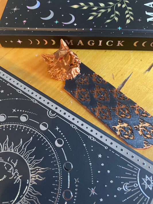 3D Printed Dire Wolf Bookmark, Fantasy Themed Reading Tool for Bookmarks Collectors, Gift for Readers