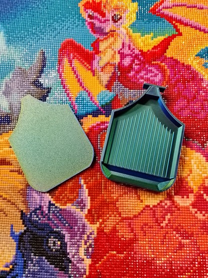 Plateau Diamond Art de luxe aux couleurs de soie pour points de diamant, peinture 5d, forets de peinture au diamant