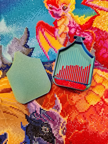 Plateau Diamond Art de luxe aux couleurs de soie pour points de diamant, peinture 5d, forets de peinture au diamant