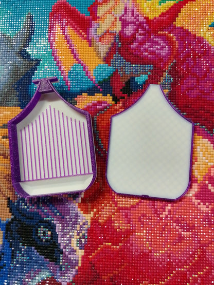 Smol Dragon Diamond Art Tray – Who Needs Washi Tape? Not You! – Our Smallest Dragon Tray in White Belly Colour Options