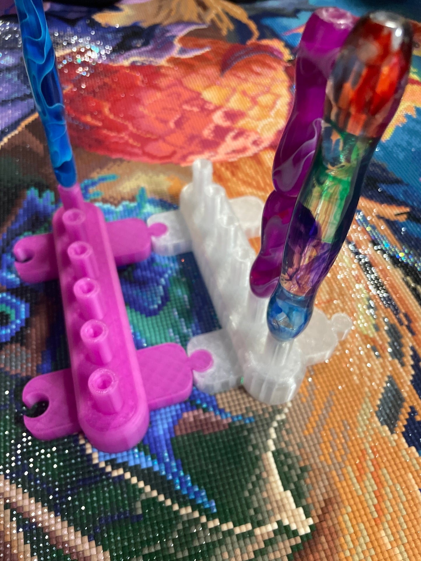 Porte-stylo Swirl Diamond Art pour vos outils de peinture diamant