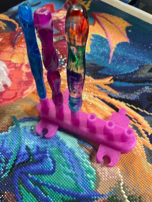 Porte-stylo Swirl Diamond Art pour vos outils de peinture diamant