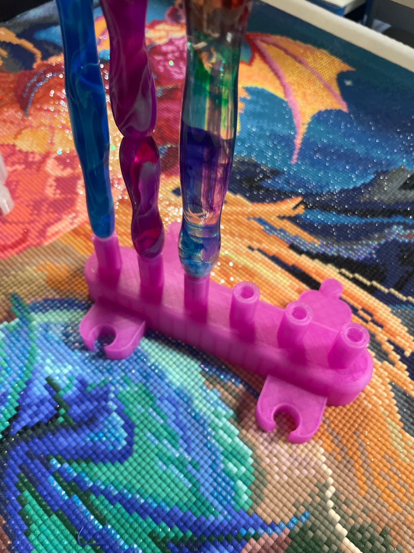 Porte-stylo Swirl Diamond Art pour vos outils de peinture diamant