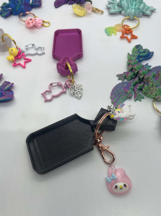 Dragon Diamond Art Tray Keyring, Keep Your Keys Together While Showing Off Your Craft!
