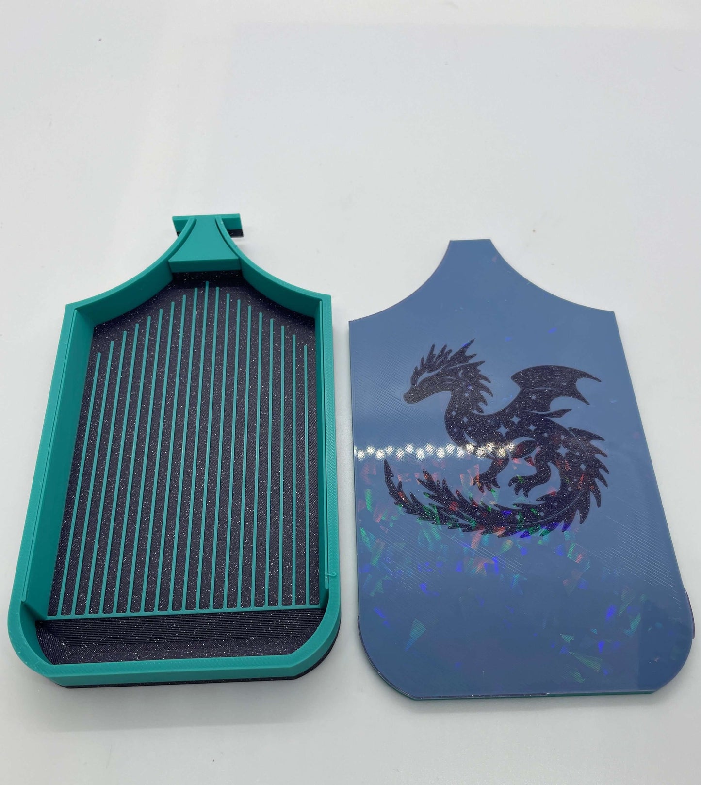 Enchanting Space Dragons Diamond Art Tray, Galactic Sparkle Holder, For Diamond Painting Fans, Perfect Craft Gift
