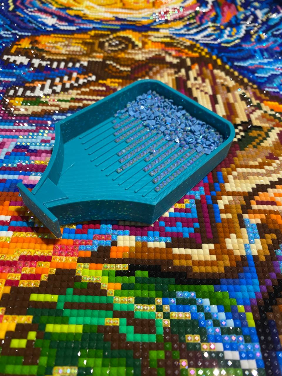 Diamond Art Tabletts in übernatürlichen Farben für die Diamantmalerei