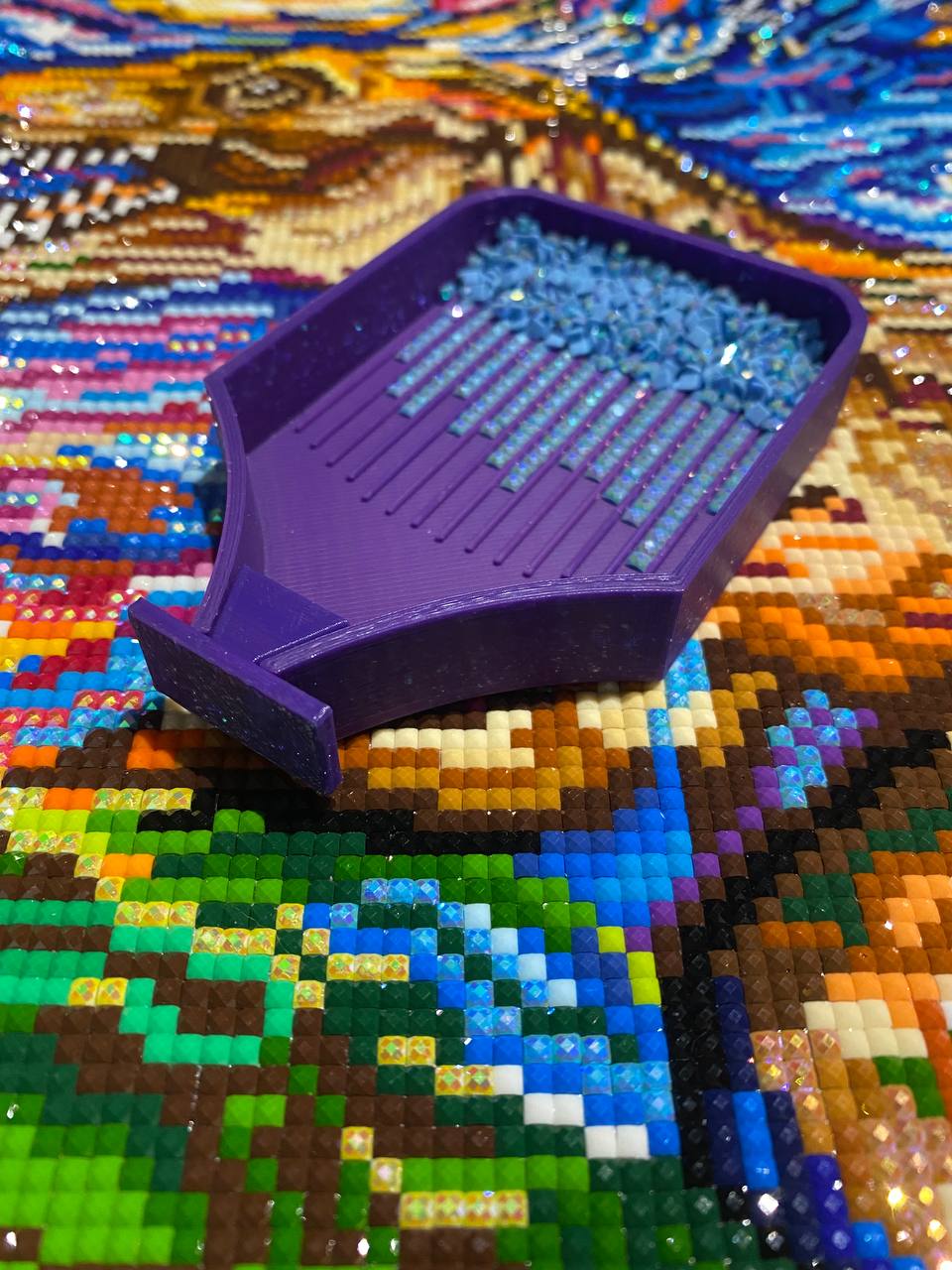 Diamond Art Tabletts in übernatürlichen Farben für die Diamantmalerei