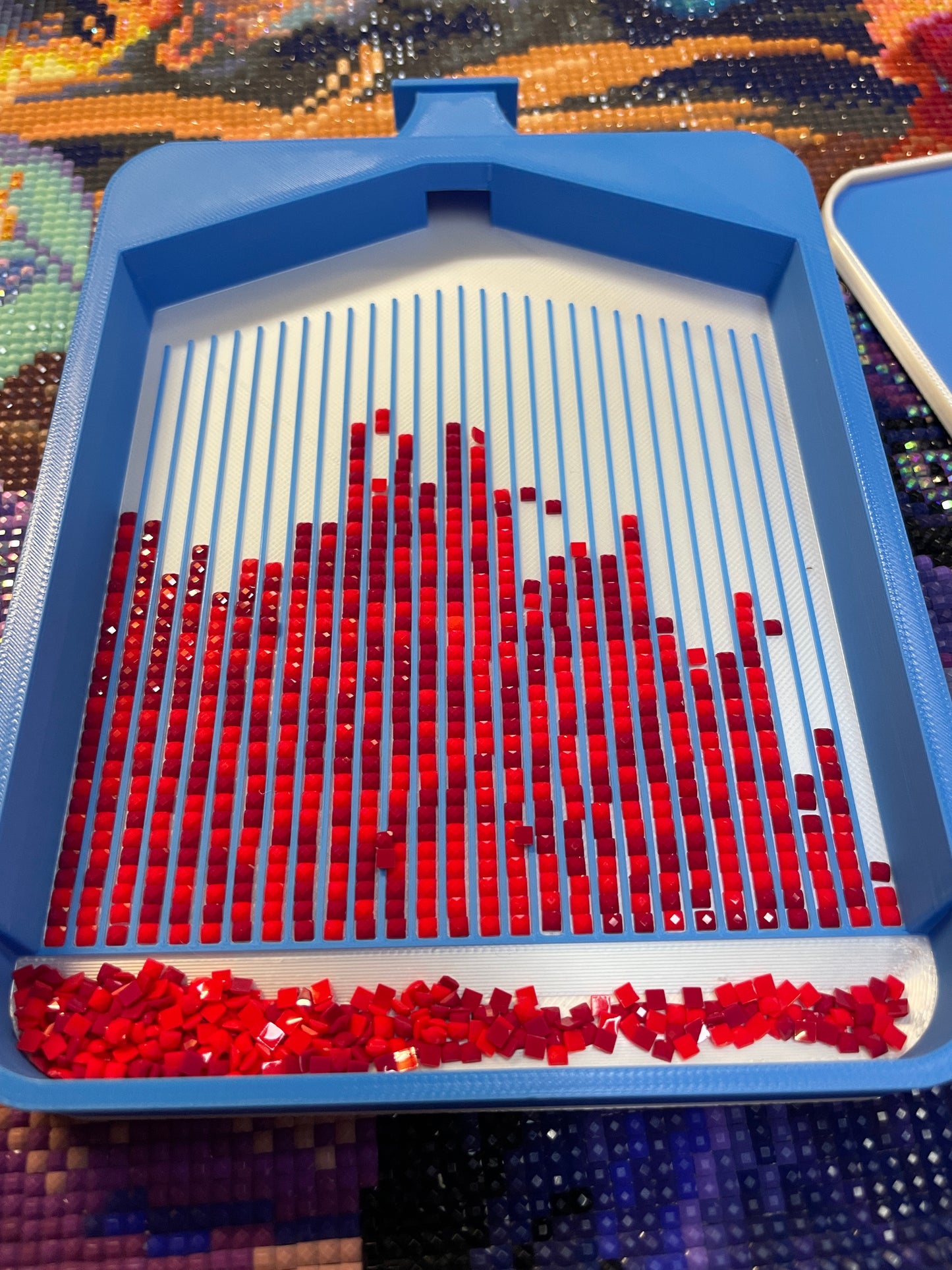 Deluxe Diamond Art Tablett in Seidenfarben für Diamantpunkte, 5D-Malerei, Diamantmalerei-Bohrer