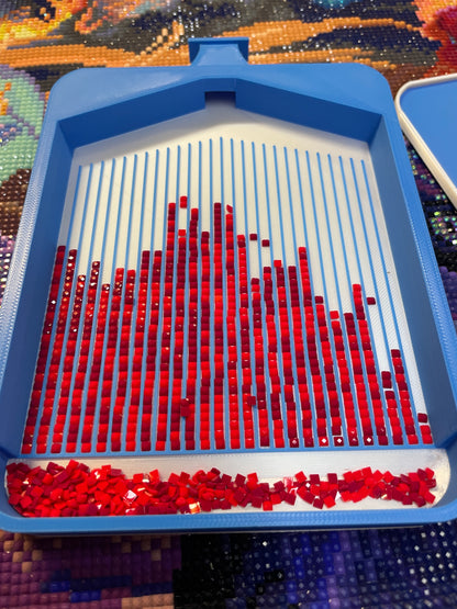 Deluxe Diamond Art Tablett in Seidenfarben für Diamantpunkte, 5D-Malerei, Diamantmalerei-Bohrer