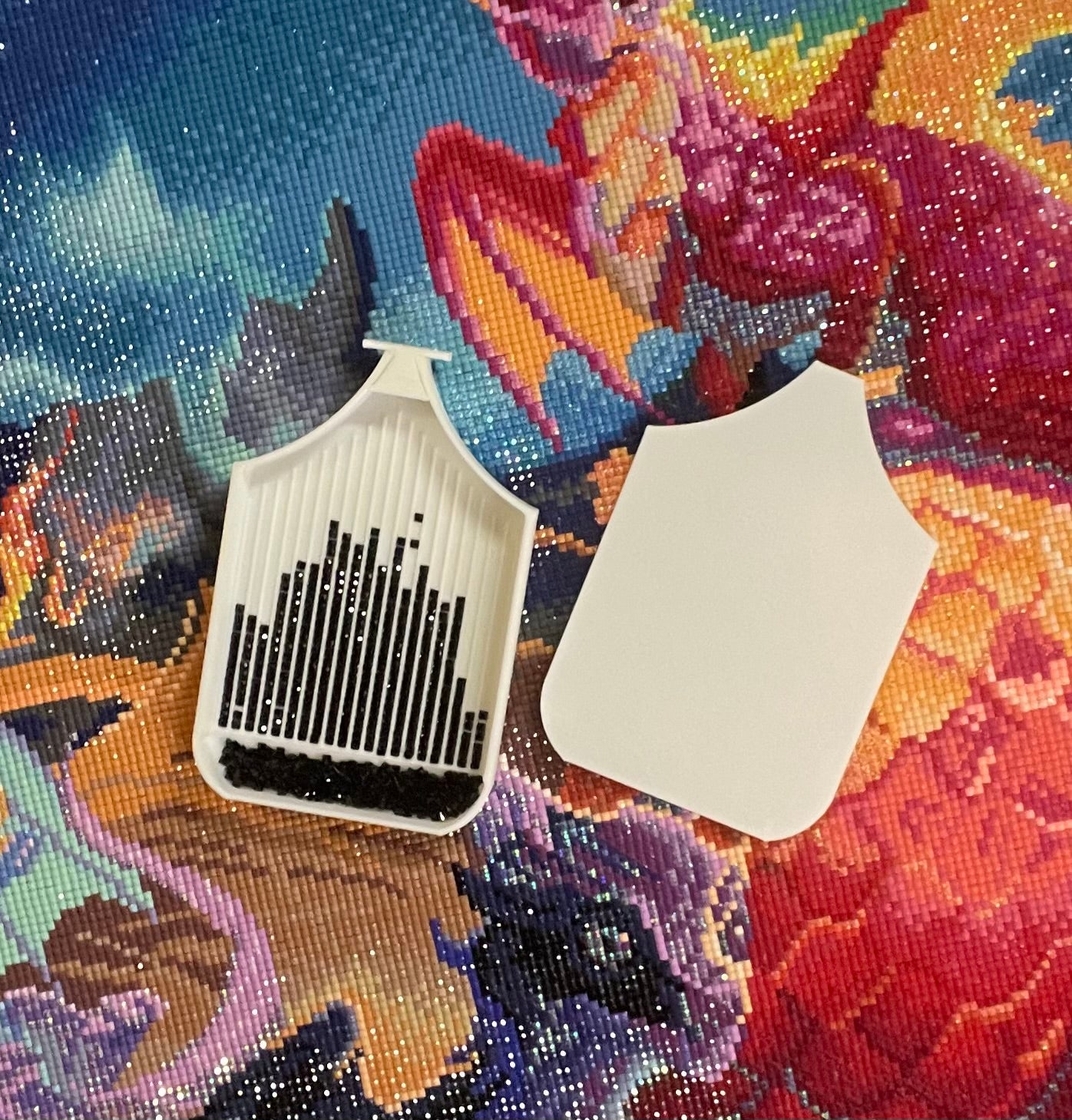 Dragonling Diamond Art Tray In One Colourway– Who Needs Washi Tape? Not You!