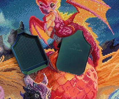 Dragonling Diamond Art Tray In One Colourway– Who Needs Washi Tape? Not You!