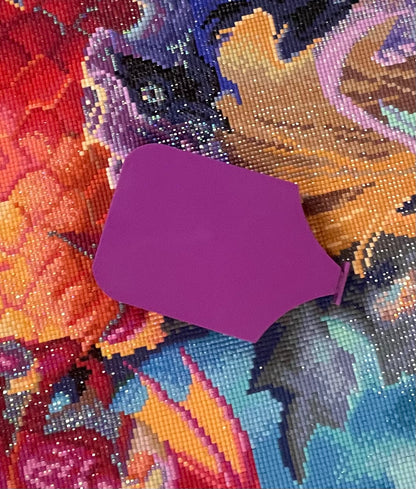 Dragonling Diamond Art Tray In One Colourway– Who Needs Washi Tape? Not You!