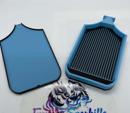 Spooktacular Glow-in-the-Dark Ghost Dragon Art Trays - Diamond Painting's Best Kept Secret for Nighttime Crafting Thrills!"