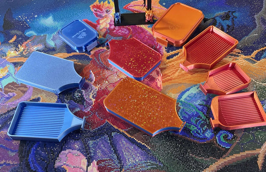 Molten Sparkle Red Diamond Art Tabletts für Diamantmalerei