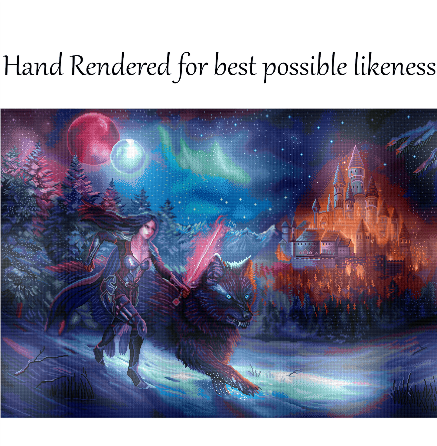 Sparkills Destiny Fantasy Sparkills Hand rendered Diamond Art Painting 110x77.8cm 43.3x30.63 inch