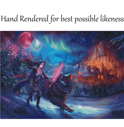 Sparkills Destiny Fantasy Sparkills Hand rendered Diamond Art Painting 110x77.8cm 43.3x30.63 inch