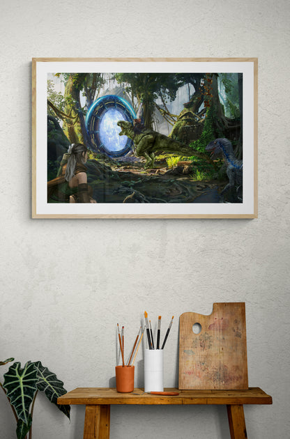Genesis Portal Fantasy Sparkills Hand Rendered Square Drill Diamond Art Painting 90x60cm 35x23 inch