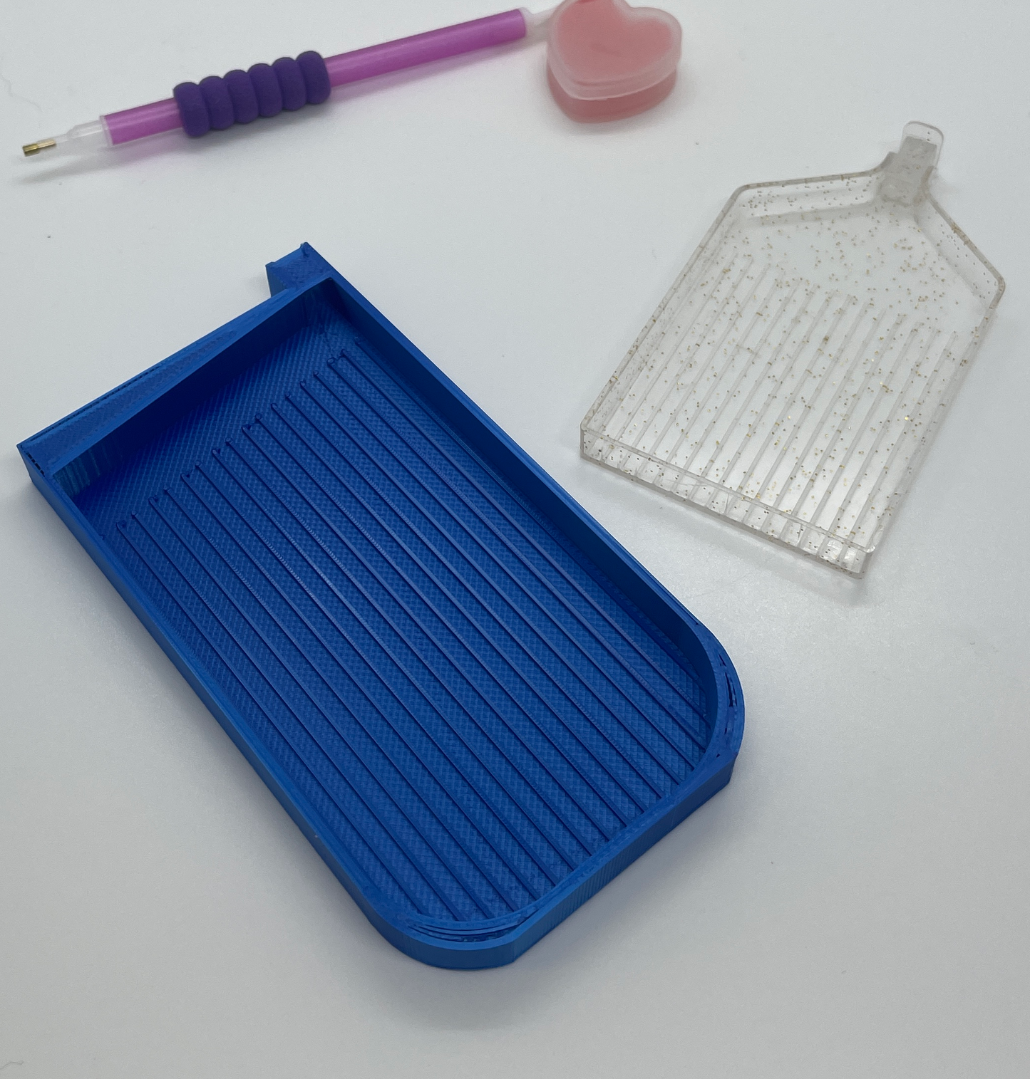 Snow Wolf Diamond Art Trays With Lid and Stopper in Three Sizes for Diamond Dots, Painting