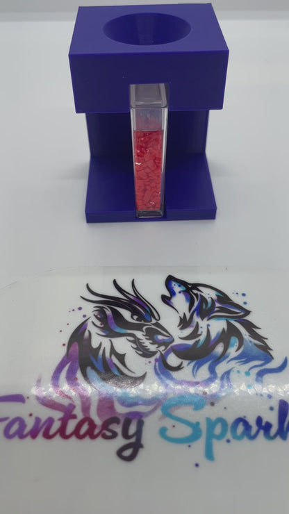 Glitter Guru's Dream: Handy Diamond Art Funnel, TicTac Type Container Fit, Craft Room Essential, Unique Gift for Creatives