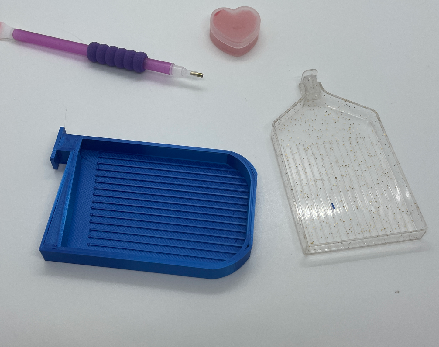 Snow Wolf Diamond Art Trays With Lid and Stopper in Three Sizes for Diamond Dots, Painting