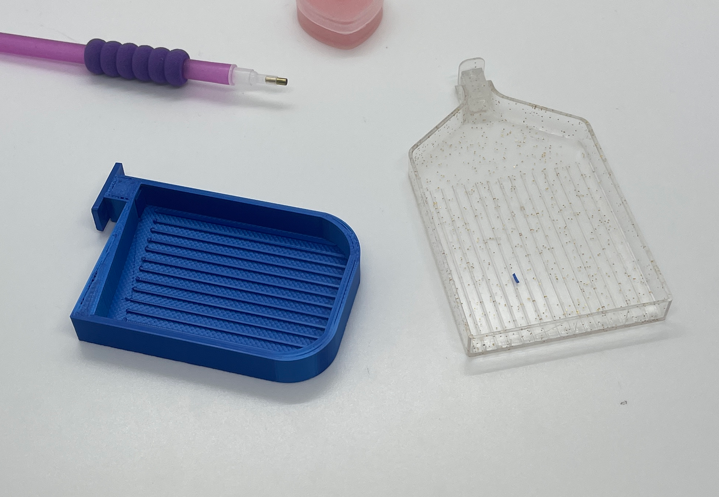 Snow Wolf Diamond Art Trays With Lid and Stopper in Three Sizes for Diamond Dots, Painting