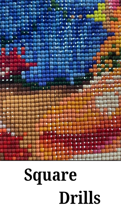 The Twelve Realms Fantasy Sparkills Hand Rendered Square Drill Diamond Art Painting 70x70cm 27.5x27.5 inch
