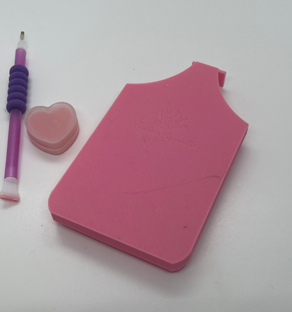 Plateaux d'art diamant rose chardon pour peinture diamant